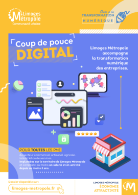 Coup d pouce digital 2024 de Limoges Métropole 