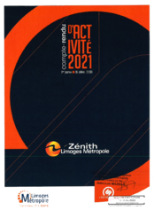 Compte-rendu d'activité 2021 Zénith de Limoges Métropole