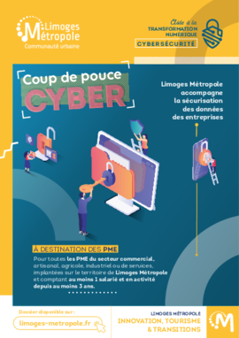 Coup d pouce cyber 2024 de Limoges Métropole