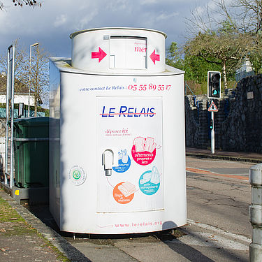 actualité interruption des collectes des bornes textile Limoges