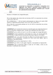 Décision n°1 concernant la préparation, la passation, l'exécution et le règlement d'un marché à procédure adaptée afférent à la fourniture et pose d'un bâtiment modulaire pour l'accueil de la déchèterie de Saint-Gence