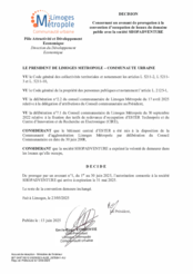 Décision concernant un avenant de prorogation à la convention d'occupation de locaux du domaine public avec la société SHOPADVENTURE