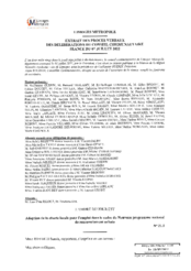 Adoption de la charte locale pour l'emploi dans le cadre du Nouveau programme national de renouvellement urbain