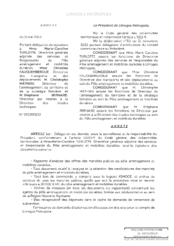 Arrêté portant délégation de signature à Mme Marie-Caroline TURLOTTE, Directrice générale adjointe des services et Responsables du Pôle aménagement et mobilités durables