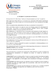 Décision de versement d'une aide à la production cinématographique à l'entreprise CE QUI NOUS PLAIT