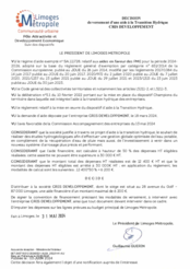 Décision de versement d’une aide à la Transition Hydrique avec la société CRIS DEVELOPPEMENT