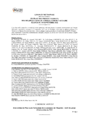 Elaboration du Plan local d'urbanisme de la commune de Chaptelat - Arrêt du projet d'élaboration du PLU