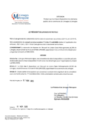 Décision portant sur la mise à disposition du domaine public de la commune de Limoges à Limoges