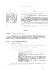 Arrêté autorisant le déversement des eaux usées autres que domestiques de l’établissement Abattoir de Limoges Métropole dans le système de collecte et de traitement de la Communauté Urbaine de Limoges Métropole