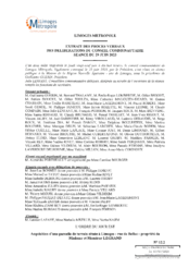 Acquisition d'une parcelle de terrain située à Limoges - rue de Bellac - propriété de Madame et Monsieur LEGRAND