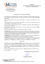 Décision de versement d'une aide à la transformation numérique - SIMAC SERVICES