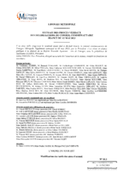 Modification des tarifs des aires d'accueil
