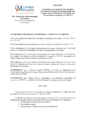 Décision concernant un avenant n°2 à la convention d'occupation de locaux du domaine public avec l' Agence pour la Valorisation de la Recherche Universitaire du Limousin (A.V.R.U.L.)