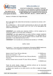 Décision n°4 concernant un avenant n°1 à une assistance à maîtrise d'ouvrage pour la modernisation du service de collecte des déchets de Limoges Métropole pour la passation du futur contrat de collecte 2022-2029 - Marché n°2020-M1100001-00