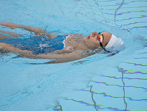 Entrainement à Limoges de l'équipe de France de Natation Paralympique pour les Jeux de Paris 2024 - Agrandir l'image (fenêtre modale)