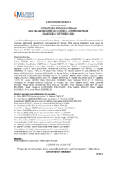 Projet de construction d'une nouvelle patinoire communautaire - bilan de la concertation préalable