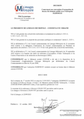 Décision concernant une convention d'occupation de locaux du domaine public avec l'entreprise OLBONEXT