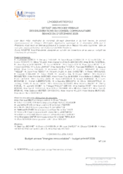 Budget annexe "énergies renouvelables" - budget primitif 2026