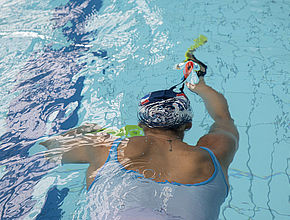 Entrainement à Limoges de l'équipe de France de Natation Paralympique pour les Jeux de Paris 2024 - Agrandir l'image (fenêtre modale)