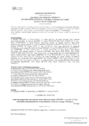 Nouveau programme national de renouvellement urbain (NPNRU) - avenant n°3 à la convention pluriannuelle de renouvellement urbain de Limoges Métropole