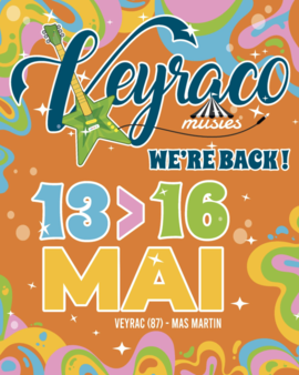 Affiche Veyracomusies 2026 site internet Limoges Métropole - Agrandir l'image (fenêtre modale)