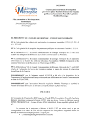 Décision concernant la convention d’occupation provisoire phase chantier de locaux du domaine public avec l’association Nouvelle Aquitaine Mobilité Electrique