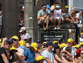 Arrivée du Tour de France 2023 à Limoges - Agrandir l'image (fenêtre modale)