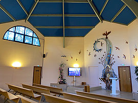 intérieur crématorium de Limoges Métropole