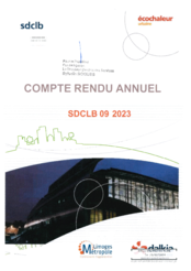 Compte-rendu d'activités 2023 de la société de distribution de chaleur de Limoges Beaubreuil.