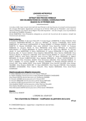 Parc d’activités du Châtenet – modification du périmètre de la zone