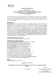 Projet alimentaire territorial de Limoges Métropole 2021-2023 - Actions partenariales 2022