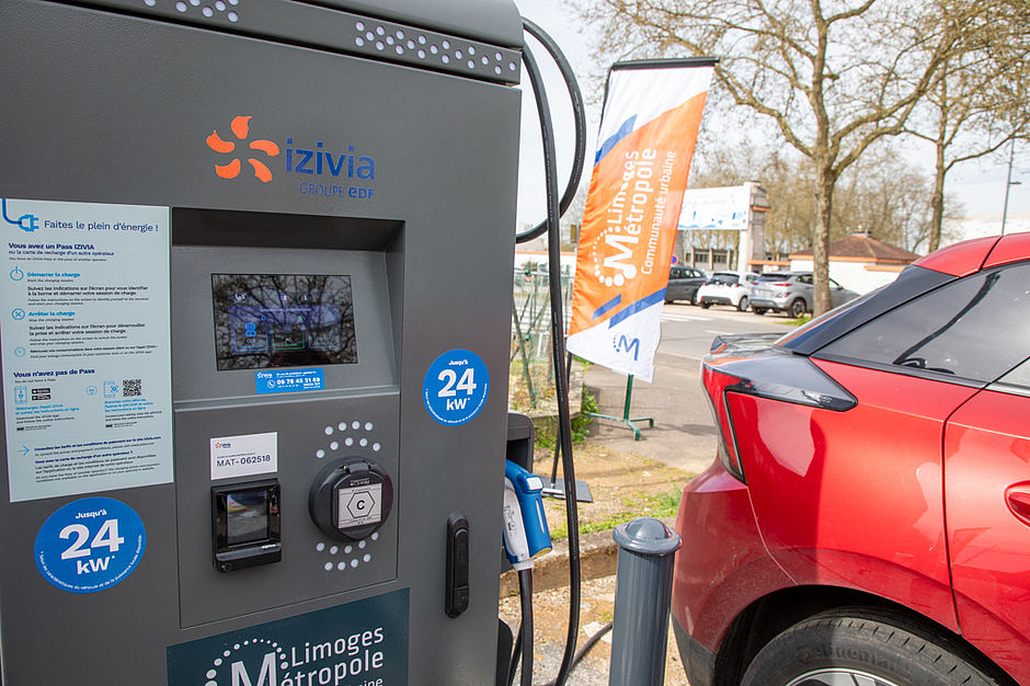 image borne IRVE Limoges Métropole 