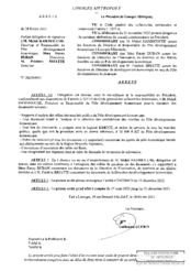 Arrêté portant délégation de signature à M. Mehdi HAMMOUCHE, Directeur et Responsable du Pôle développement économique, Mme Fanny DUBAN, Directrice, M. Frédéric BRIATTE, Directeur