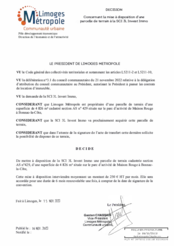 Décision concernant la mise à disposition d'une parcelle de terrain à la SCI 3L Invest Immo