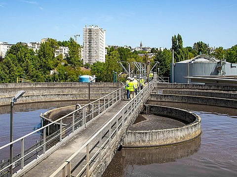 Photo de la station d'épuration de Limoges Métropole