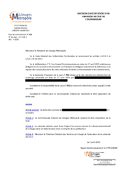 Décision d'acceptation d'un abandon de case de colombarium - 933