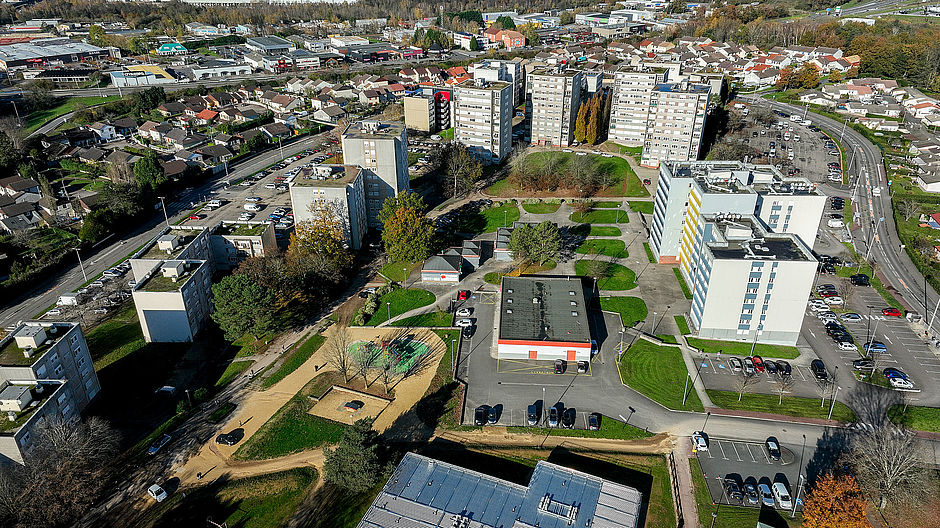 le parc urbain quartier de Beaubreuil Limoges - Agrandir l'image (fenêtre modale)