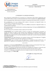 Décision de versement d'une aide à la transformation numérique - MAUD'EMPLOI