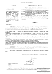 Arrêté portant délégation de signature à M. Patrick TARDIEUX, Directeur au sein du Pôle aménagement et mobilités durables 