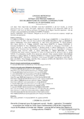 Garantie d'emprunt pour le logement social - Noalis - opération "Condadille" - acquisition en Vente en l'état futur d'achèvement (VEFA) de 2 logements route de Poulénat à Condat/Vienne - contrat de la Caisse des dépôts et consignations n°146870