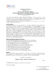 Budget principal - décision modificative n°1