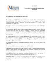 Décision de versement d'une aide à la transformation numérique avec la société LA SAVONNIERE