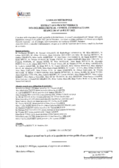 Rapport annuel sur le prix et la qualité du service public d'eau potable