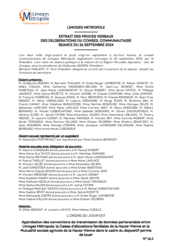 Approbation des conventions de transmission de données partenariales entre Limoges Métropole, la Caisse d'allocations familiales de la Haute-Vienne et la Mutualité sociale agricole de la Haute-Vienne dans le cadre du dispositif permis de louer