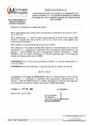 Décision n°4 concernant le retrait de la décision d'affermissement de la tranche optionnelle n°1 du marché d'assistance à maîtrise d'ouvrage pour une conception durable de l'espace public pour le BHNS