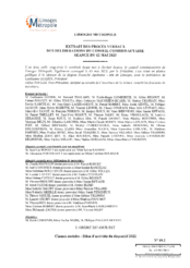 Clauses sociales - Bilan d’activités du dispositif 2022