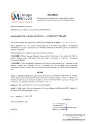Décision concernant la mise à disposition d'une parcelle de terrain au profit de la Chambre d'agriculture de la Haute-Vienne