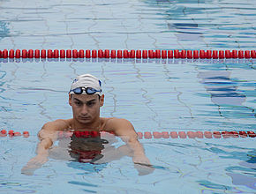 Entrainement à Limoges de l'équipe de France de Natation Paralympique pour les Jeux de Paris 2024 - Agrandir l'image (fenêtre modale)