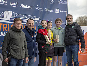3e édition du Triathlon Limoges Métropole, podium enfants - Agrandir l'image (fenêtre modale)