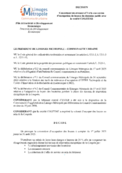 Décision concernant un avenant n°3 à la convention d'occupation de locaux du domaine public avec la société COGITIME